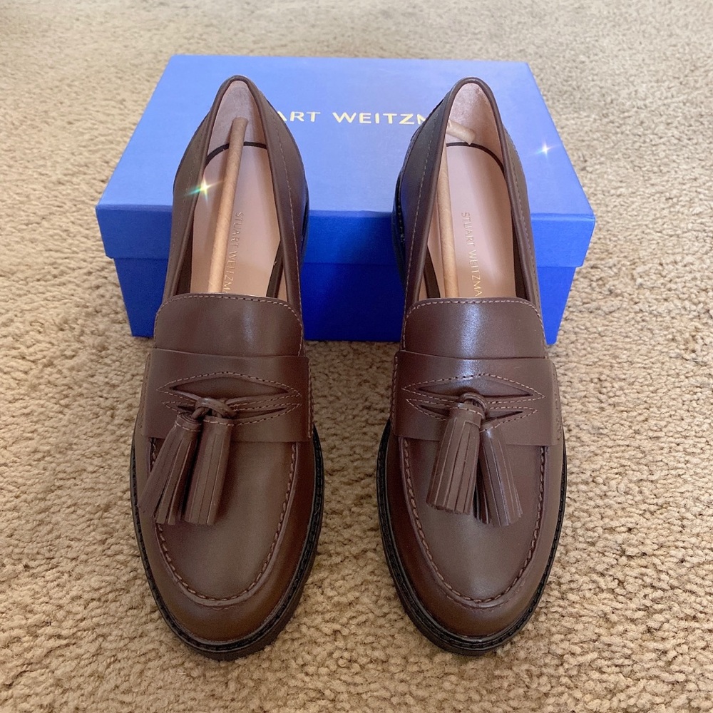 Stuart Weitzman Adrina Leather Loafer